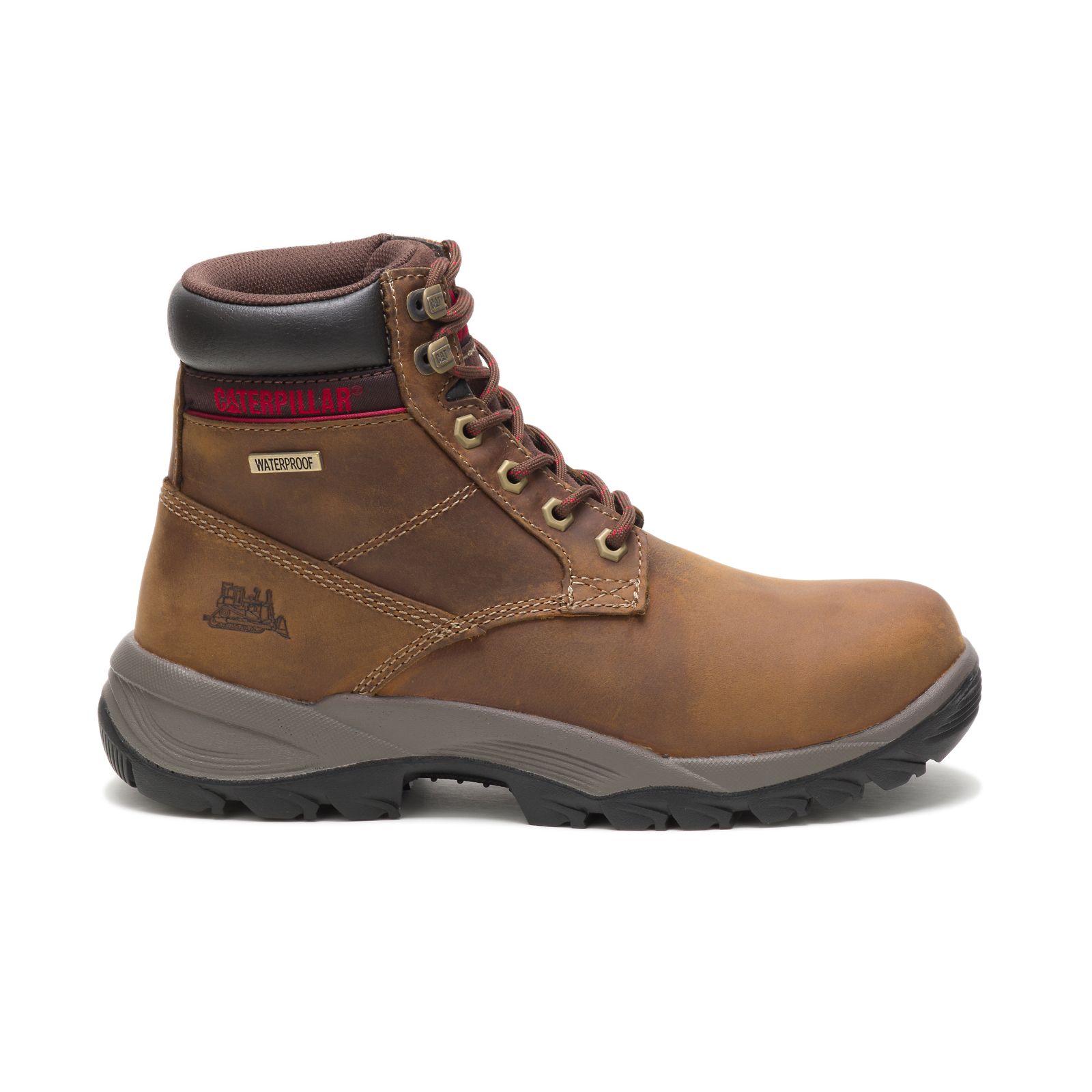 Caterpillar Dryverse 6" Waterproof Philippines - Womens Work Boots - Dark Beige 15864XLMG